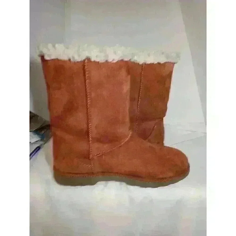 SO® Morell Women's Chestnut 7.5M‎ faux fur lined winter boots
